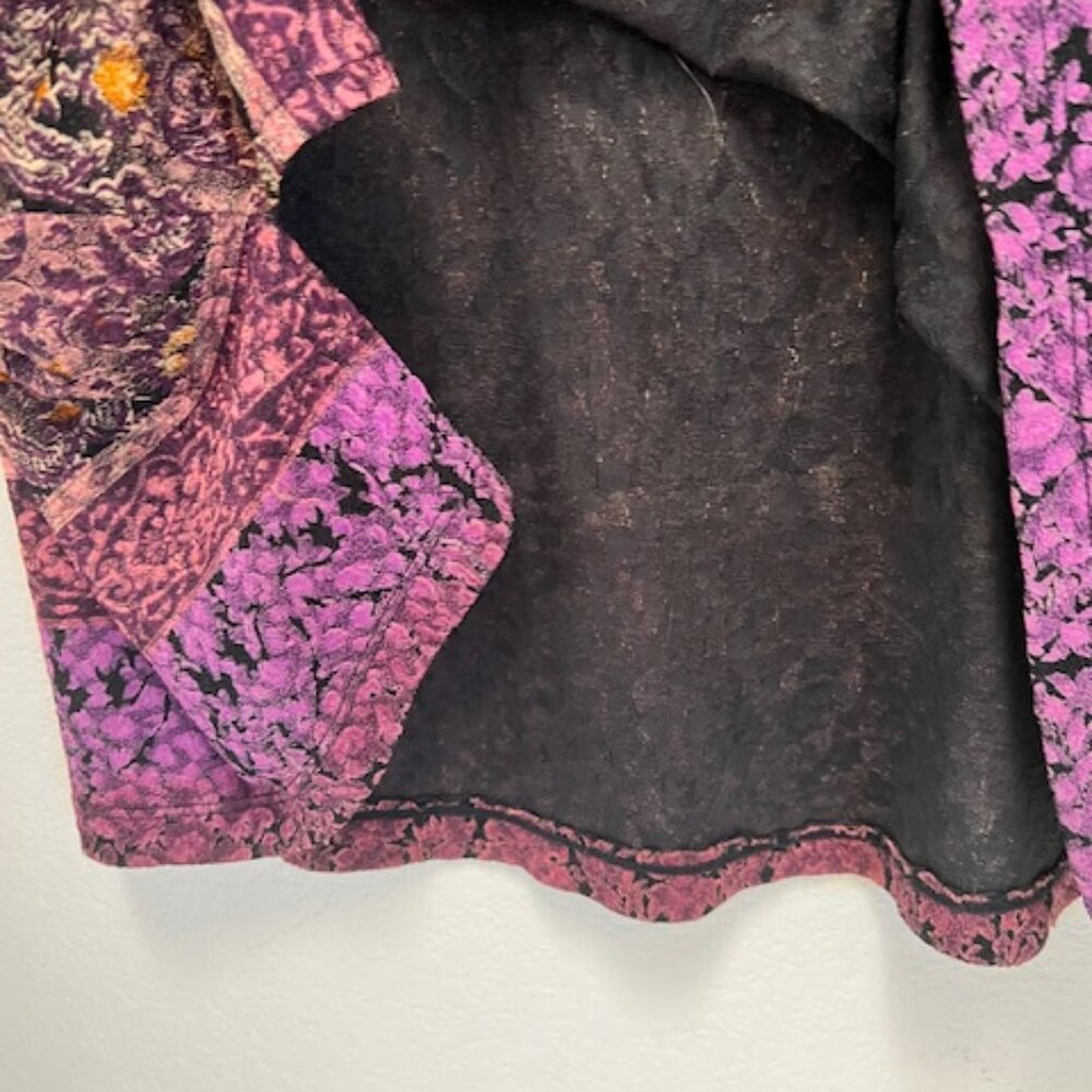 Notations Woman, Shades of Purple 3/4 Sleeve Womens Pullover V-Neck TopSize 2X - Picture 3 of 9